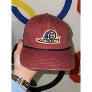 Fayettechill Hat‎ Cap Snapback Trucker Rope Red Snail Mens